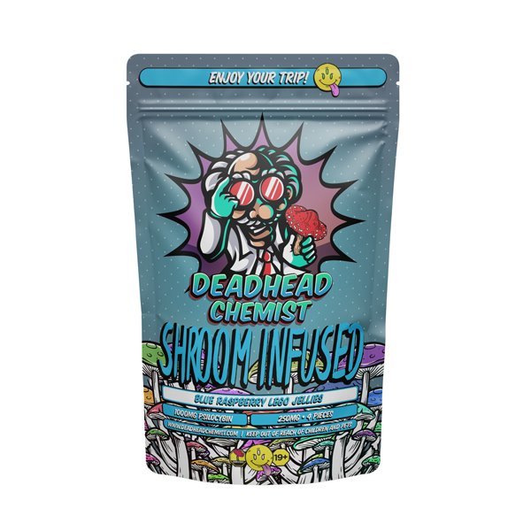 Deadhead Chemist Mushroom Jelly 1000MG Blue Raspberry